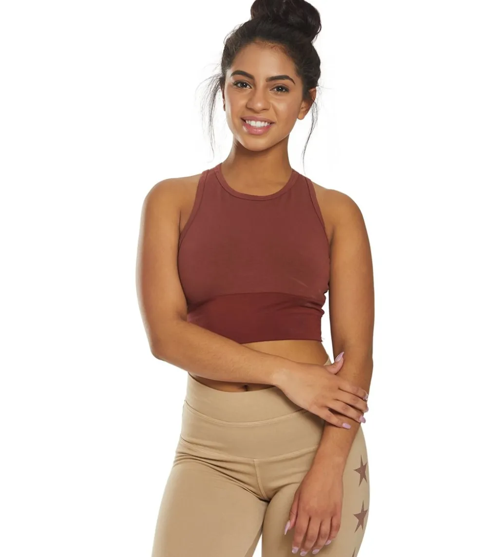 Hard Tail Wrap Back Yoga Crop Top