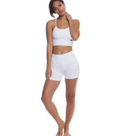 Hard Tail X Side Middy Yoga Sports Bra