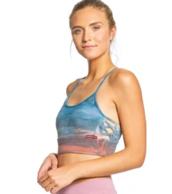 Hard Tail X Side Middy Yoga Sports Bra