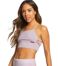 Hard Tail X Side Middy Yoga Sports Bra