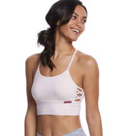 Hard Tail X Side Middy Yoga Sports Bra