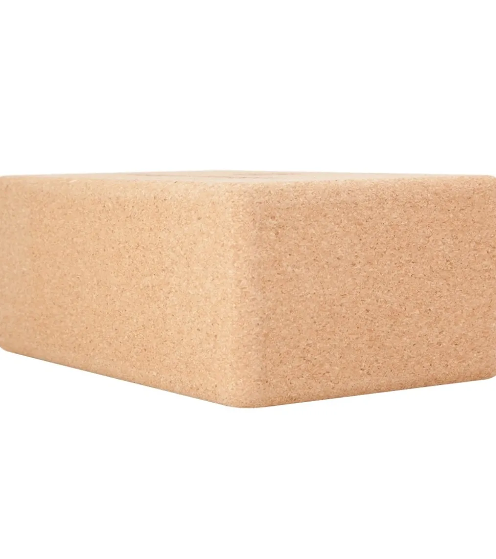 Hugger Mugger Cork Yoga Block 3.5 Inch