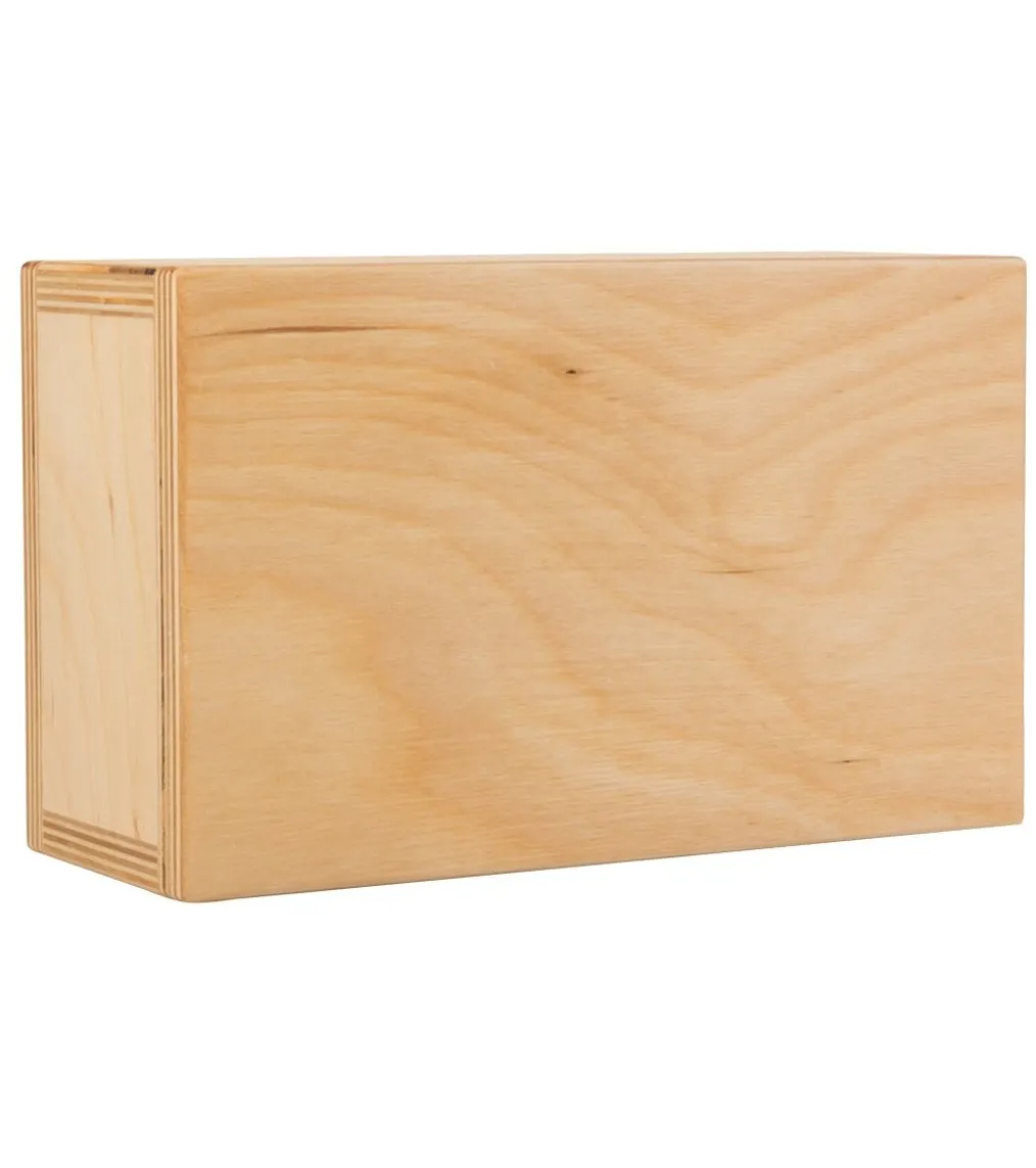 Hugger Mugger Wood Yoga Block