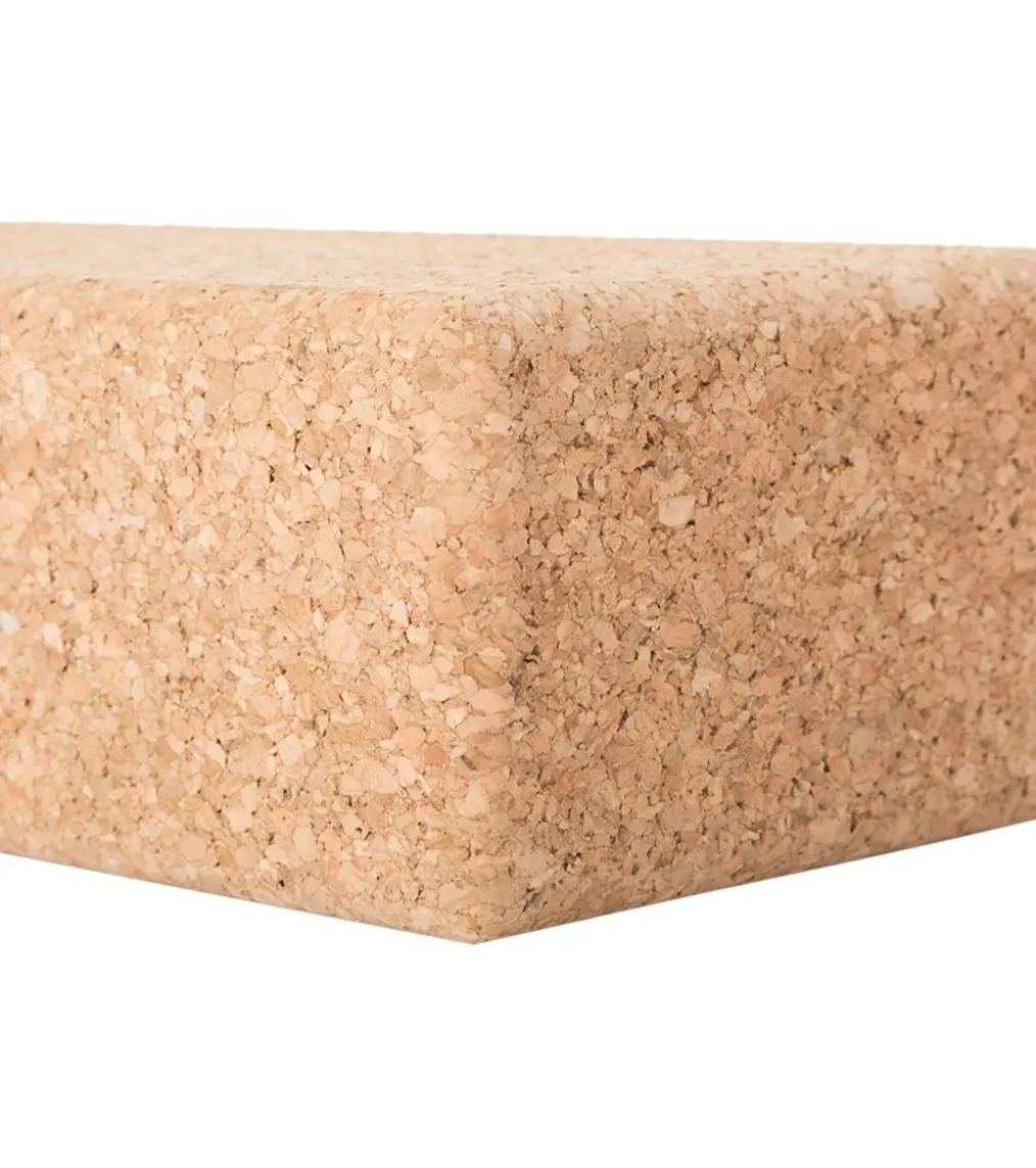 Jade Yoga Cork Yoga Block 3 Inch