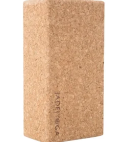 Jade Yoga Cork Yoga Block 3 Inch