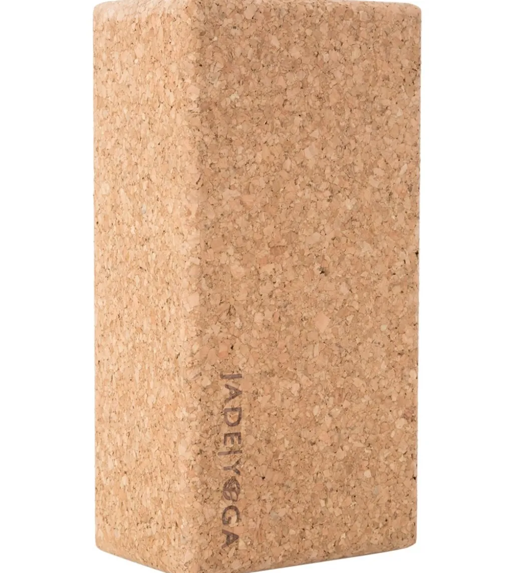 Jade Yoga Cork Yoga Block 3 Inch