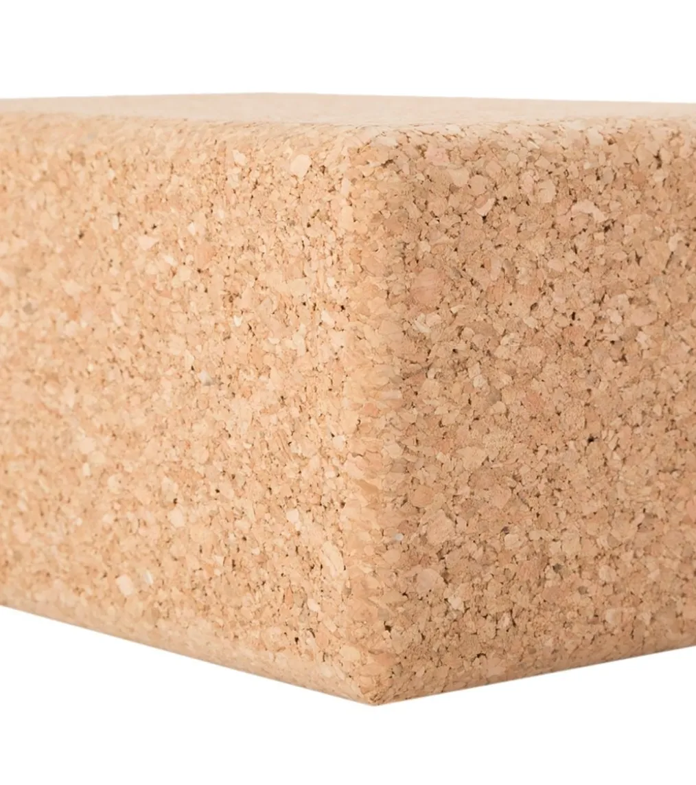 Jade Yoga Cork Yoga Block Standard 4 Inch