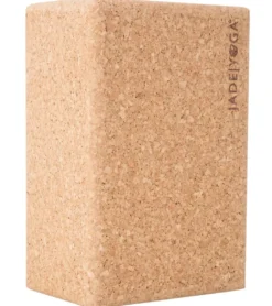 Jade Yoga Cork Yoga Block Standard 4 Inch