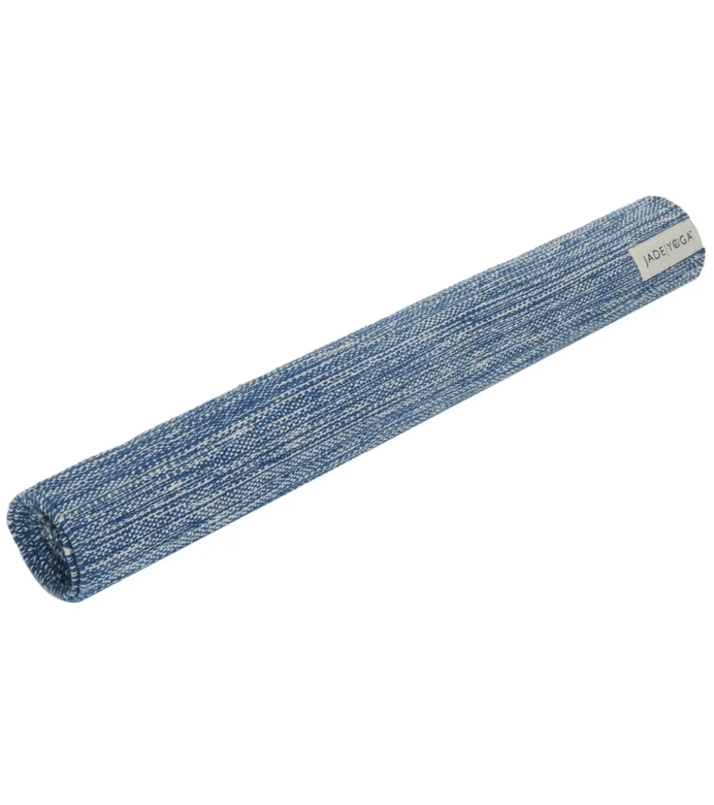 Jade Yoga Organic Cotton Hand Loomed Yoga Mat 72"