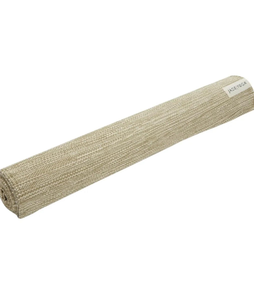 Jade Yoga Organic Cotton Hand Loomed Yoga Mat 72"
