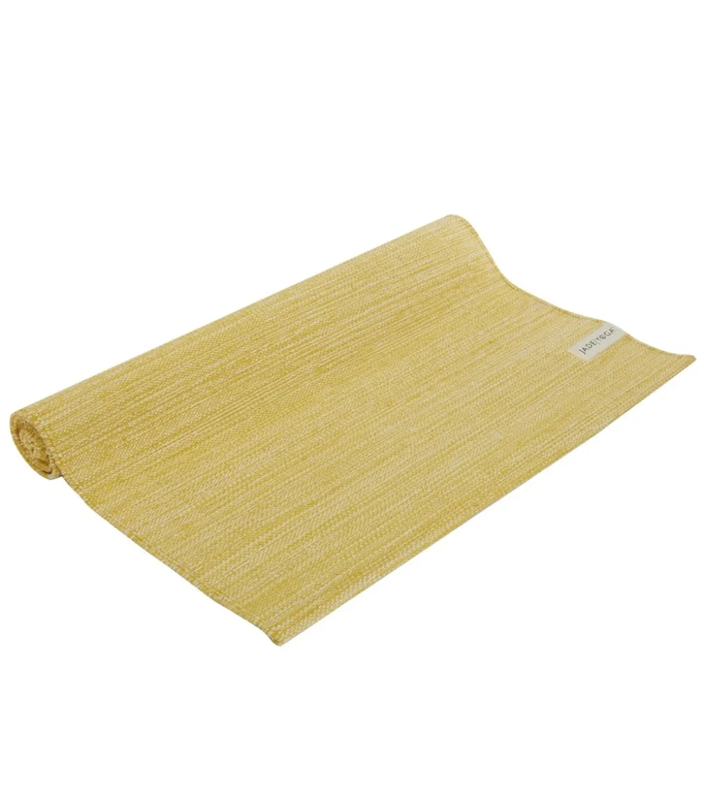 Jade Yoga Organic Cotton Hand Loomed Yoga Mat 72"