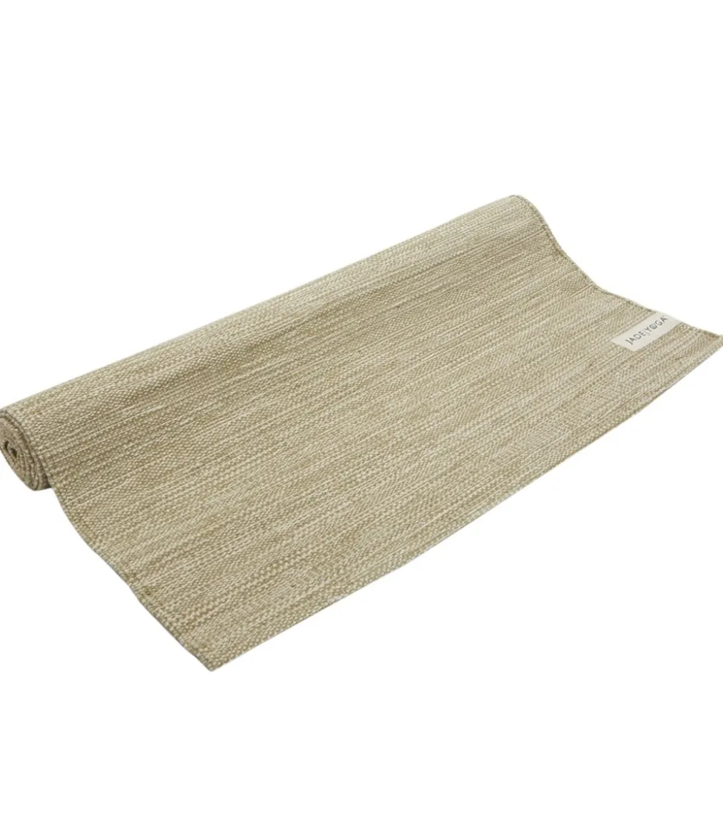 Jade Yoga Organic Cotton Hand Loomed Yoga Mat 72"