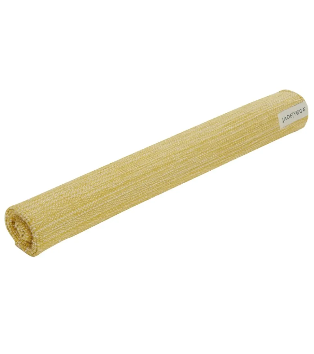 Jade Yoga Organic Cotton Hand Loomed Yoga Mat 72"