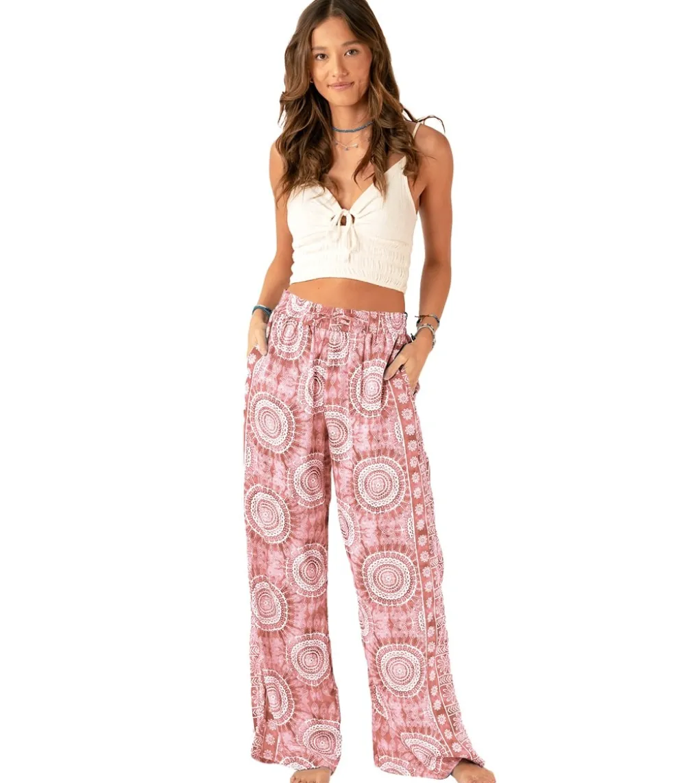 Lotus and Luna Baja Wide Leg Drawstring Pants