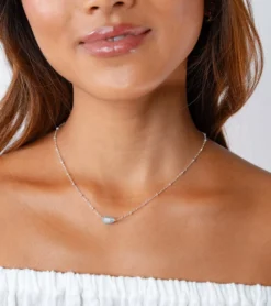 Lotus and Luna Calm Stone of the Earth Necklace