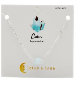Lotus and Luna Calm Stone of the Earth Necklace