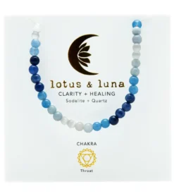 Lotus and Luna Clarity + Healing 4mm Healing Necklaces