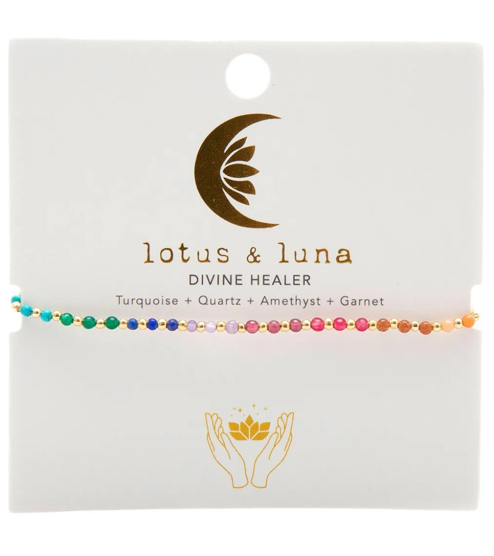 Lotus and Luna Divine Healer Bracelet