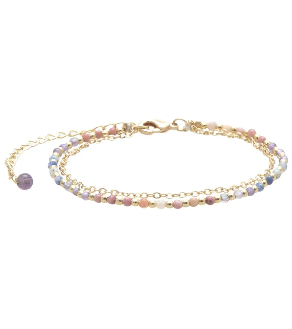 Lotus and Luna Energy Healer Amethyst Bracelet