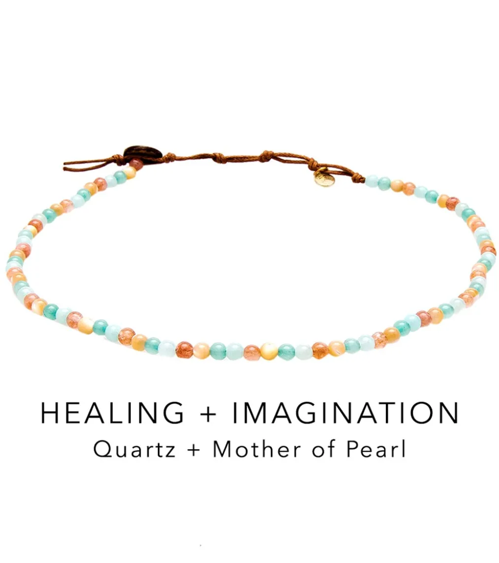 Lotus and Luna Healing + Imagination 4mm Healing Necklaces