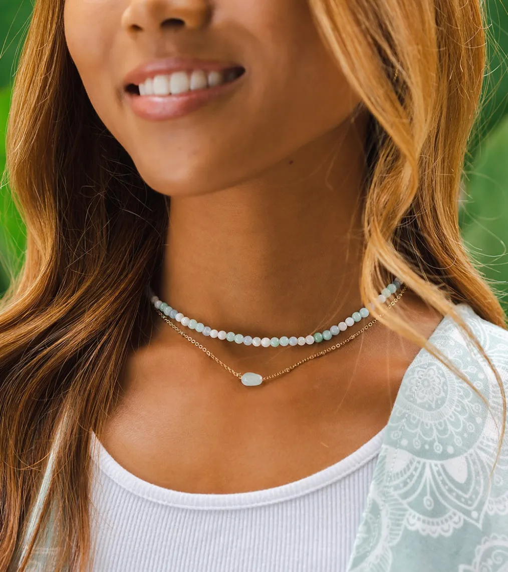 Lotus and Luna Imagination + Inner Peace Healing Necklaces