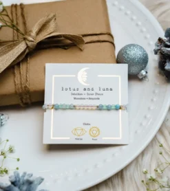 Lotus and Luna Intuition + Inner Peace Healing Bracelet