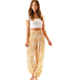 Lotus and Luna Mandala Paisley Harem Pants