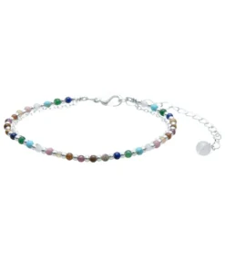 Lotus and Luna Master Healer Silver Healing Layered Bracelet