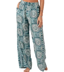 Lotus and Luna Palmetto Point Wide Leg Drawstring Pants