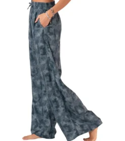 Lotus and Luna Pampa Point Wide Leg Drawstring Pants