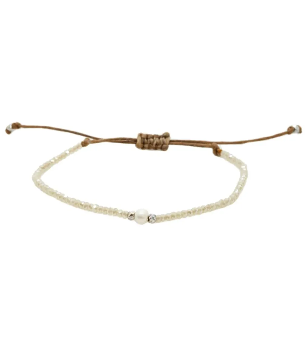 Lotus and Luna Self Love Pearl Goddess Bracelet