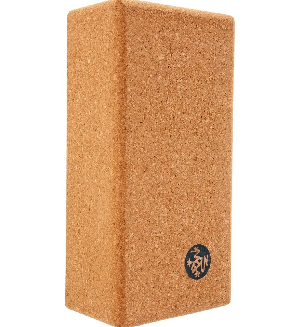 Manduka Lean Cork Yoga Block 3 Inch