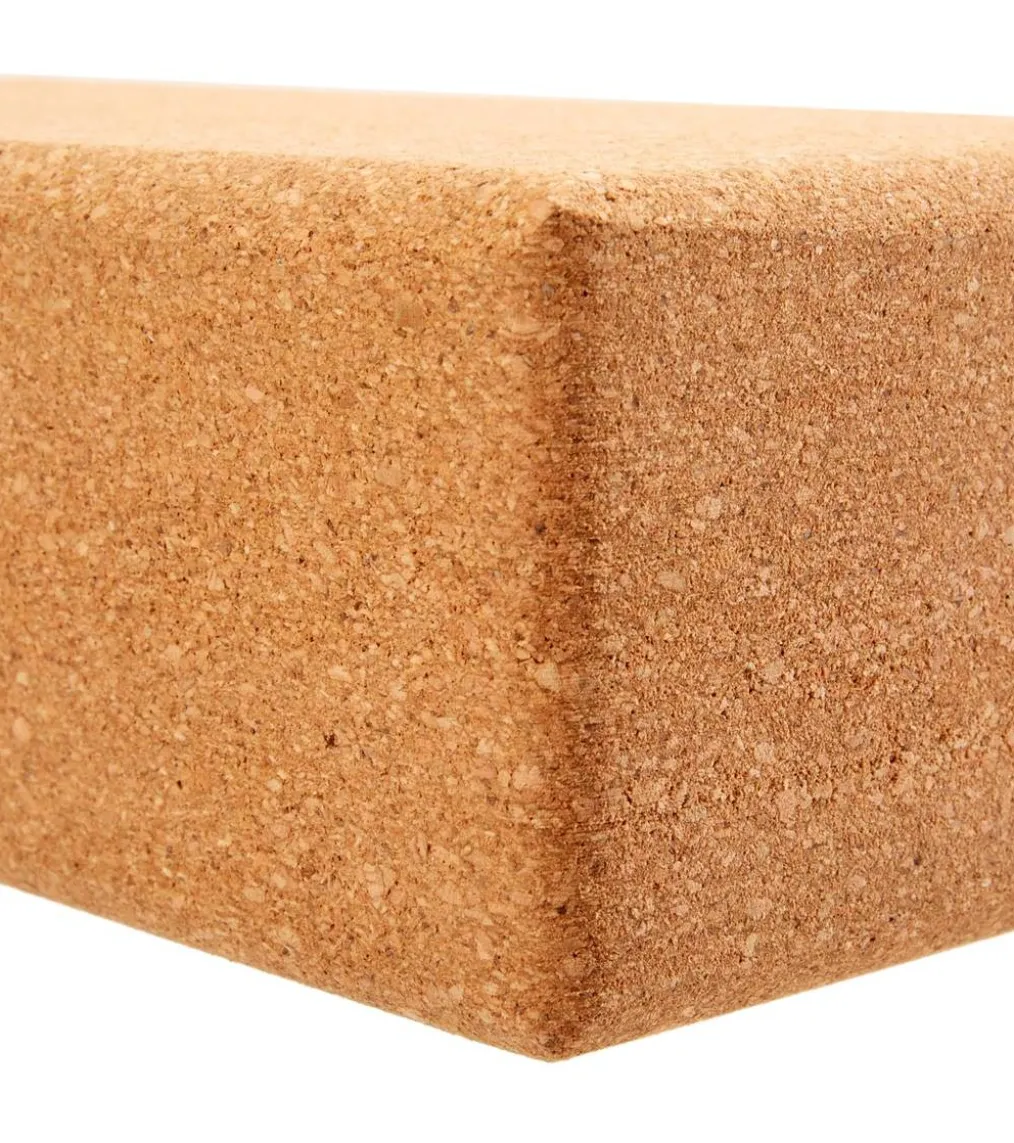 Manduka Lean Cork Yoga Block 3 Inch