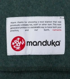 Manduka Recycled Wool Yoga Blanket
