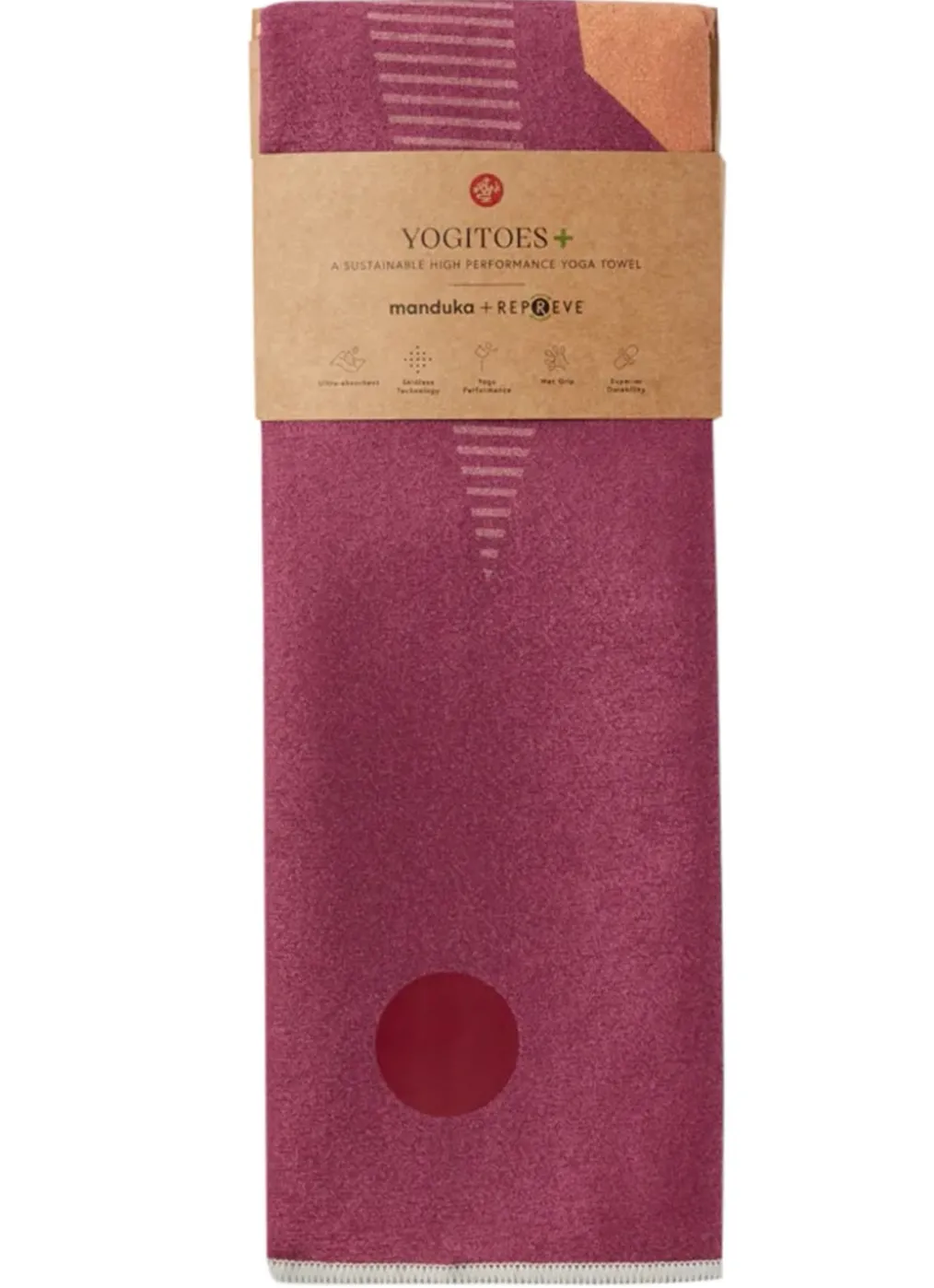 Manduka Yogitoes+ Repreve® Yoga Mat Towel, 71"
