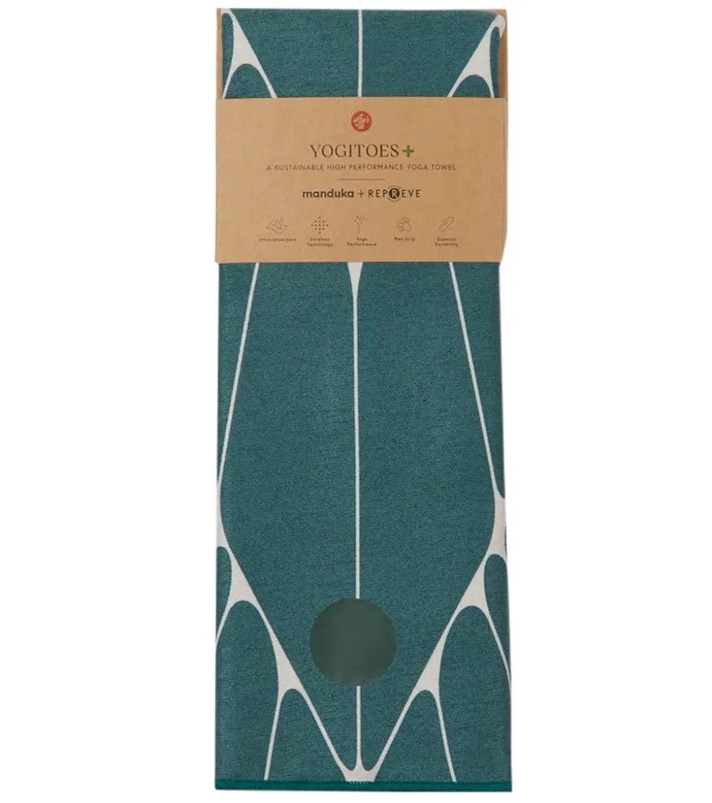 Manduka Yogitoes+ Repreve® Yoga Mat Towel, 71"