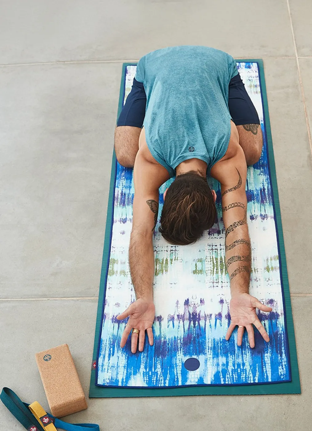 Manduka Yogitoes+ Repreve® Yoga Mat Towel, 71"