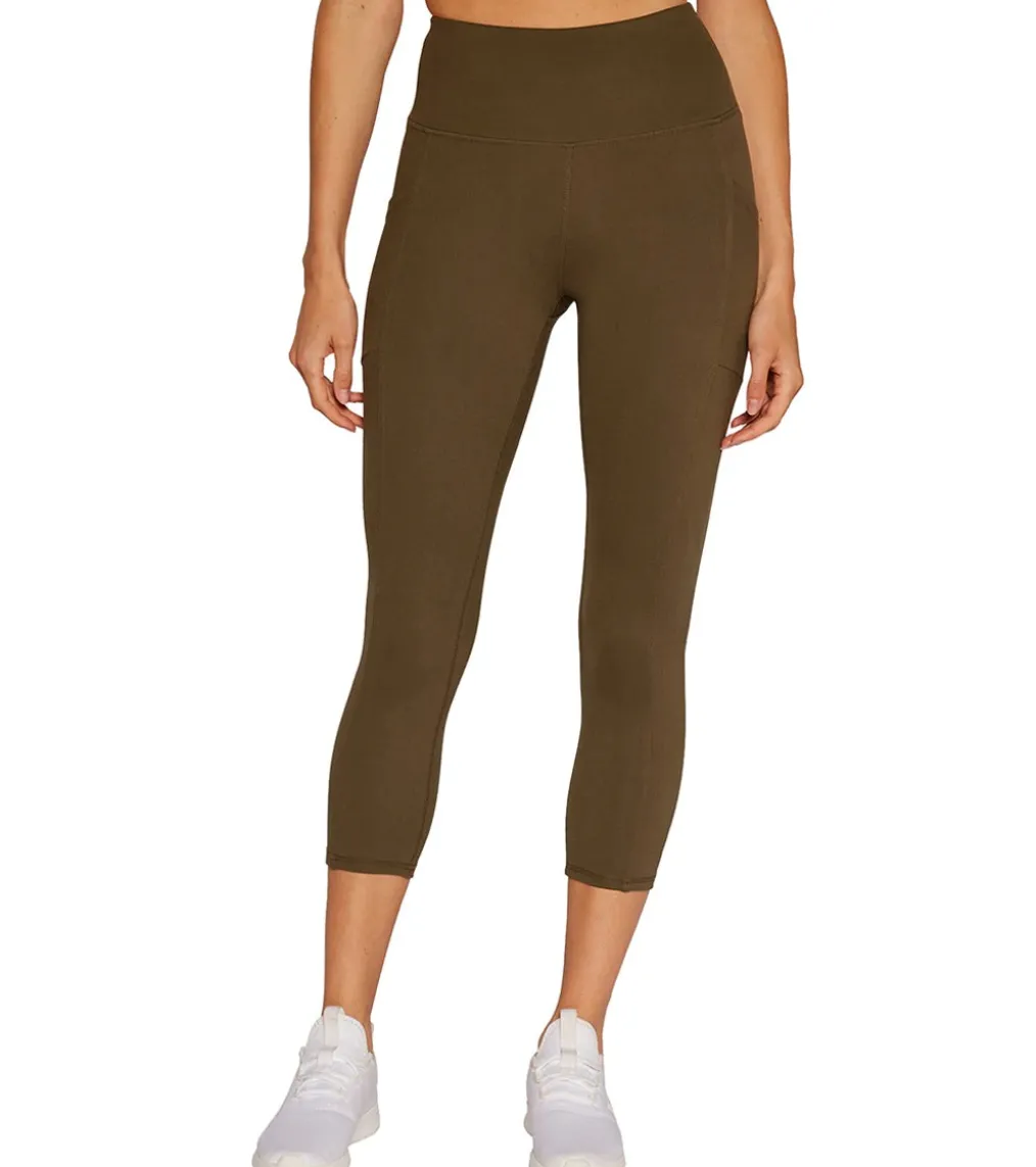 Marika Drew High Waisted Tummy Control Yoga Capris