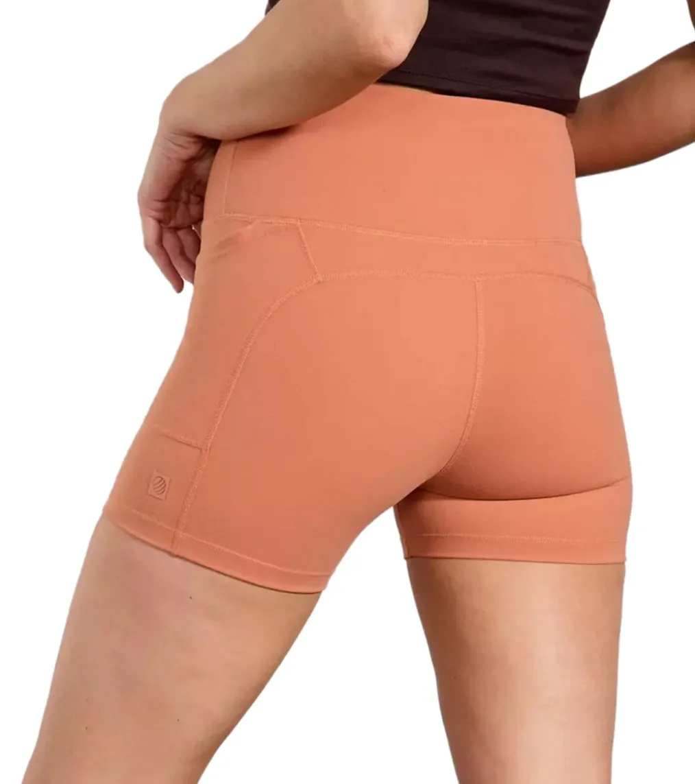 MPG Sport Velocity High-Rise Side Pocket Short 4" Peached