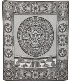 Native Yoga Mayan Calendar Blanket