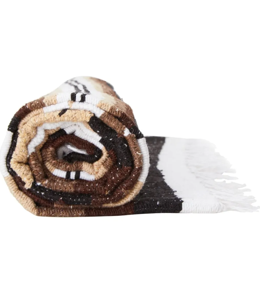 Native Yoga Natural Two Color Extra Fancy Diamond Yoga Blanket