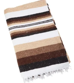 Native Yoga Natural Two Color Extra Fancy Diamond Yoga Blanket