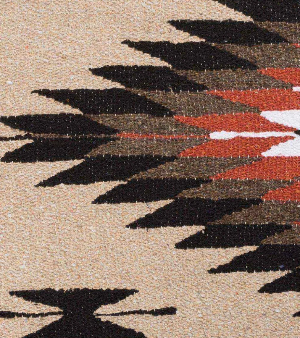 Native Yoga Natural Two Color Extra Fancy Diamond Yoga Blanket