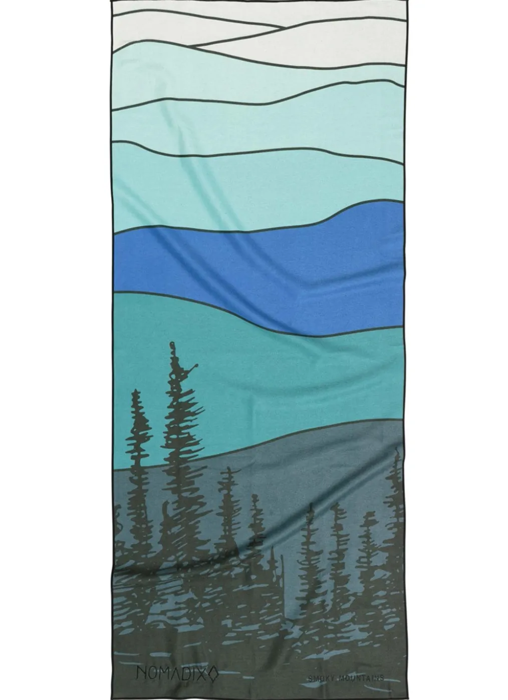 Nomadix Smokey Mountains Yoga Mat Towel