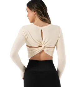 NUX Acacia Twist Back Long Sleeve
