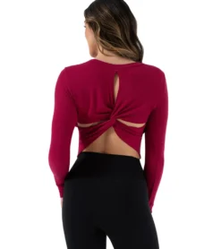 NUX Acacia Twist Back Long Sleeve