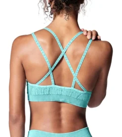 NUX Levitate Seamless Mineral Wash Yoga Sports Bra