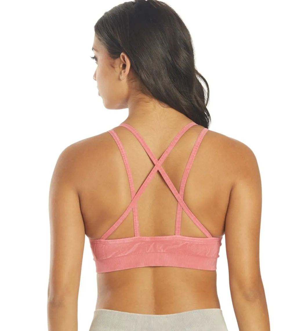 NUX Levitate Seamless Mineral Wash Yoga Sports Bra
