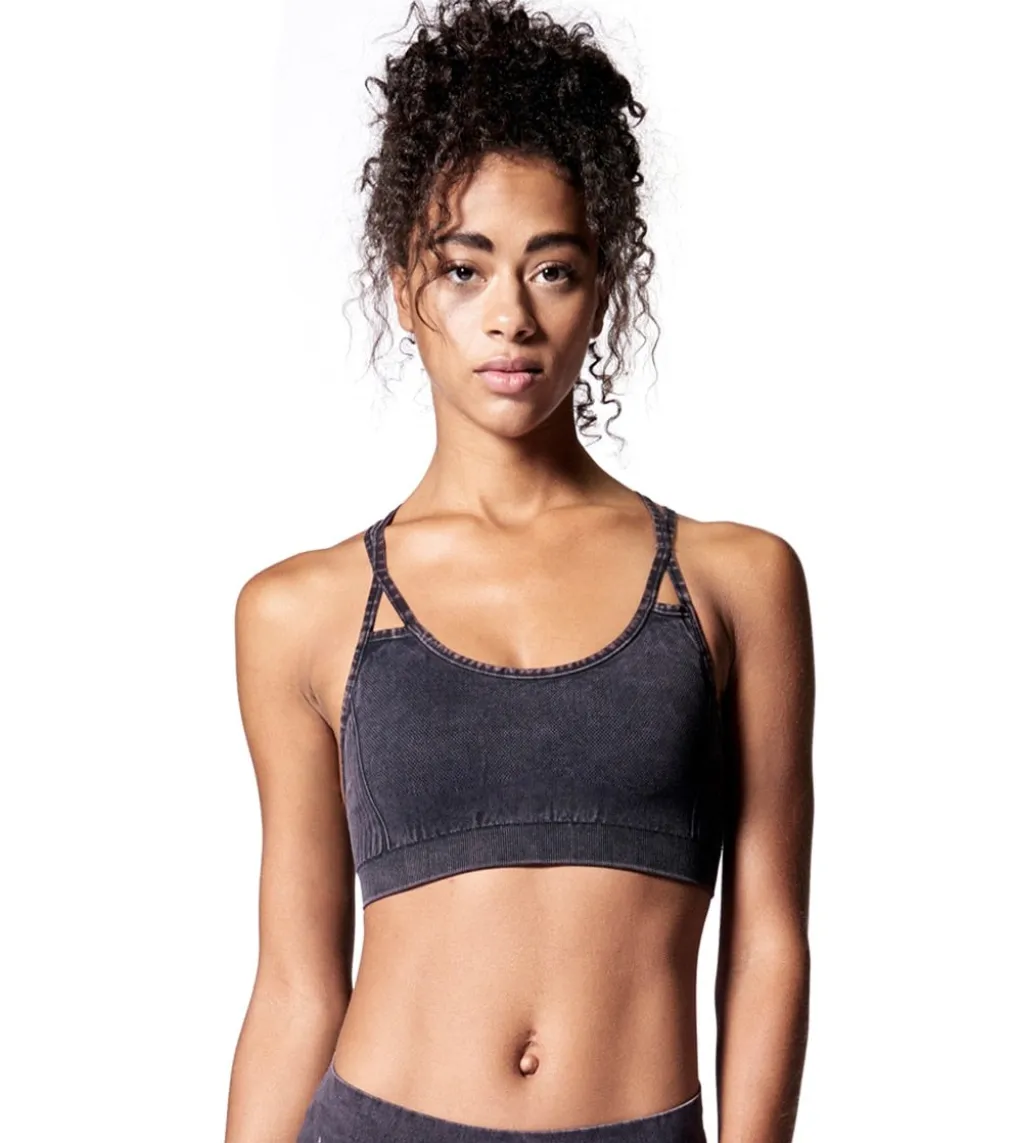 NUX Levitate Seamless Mineral Wash Yoga Sports Bra