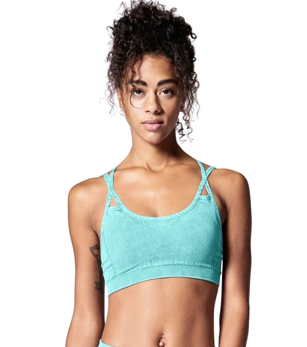 NUX Levitate Seamless Mineral Wash Yoga Sports Bra